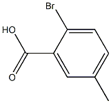 2-Bromo-5-methybenzoic acid Struktur