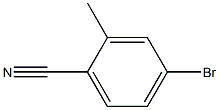 2-methyl-4-bromo benzonitrile Struktur