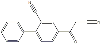 4 -2-CYANOACETYL-BIPHENYL-2-CARBONITRILE Struktur