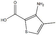 3-Amino-4-methylthiophene-2-carboxylic Acid Struktur