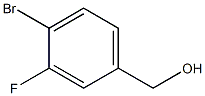 4-BROMO-3-FLUOROBENZYL ALCOHOL Struktur