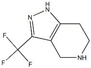 3-(TRIFLUOROMETHYL)-4,5,6,7-TETRAHYDRO-1H-PYRAZOLO[4,3-C]PYRIDINE Struktur