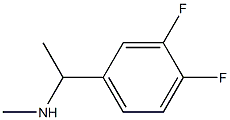 N-[1-(3,4-DIFLUOROPHENYL)ETHYL]-N-METHYLAMINE Struktur