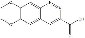 6,7-DIMETHOXYCINNOLINE-3-CARBOXYLIC ACID Struktur