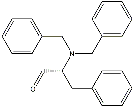 (R)-2-(N,N-DIBENZYLAMINO)-3-PHENYLPROPANAL Struktur