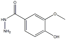 4-HYDROXY-3-METHOXYBENZOHYDRAZIDE Struktur