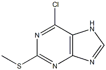 2-METHYLTHIO-6-CHLOROPURINE 95% (HPLC) Struktur