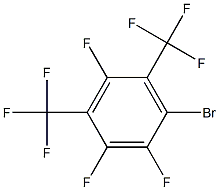 1-BROMO-2,3,5-TRIFLUORO-4,6-BIS(TRIFLUOROMETHYL)BENZENE Struktur