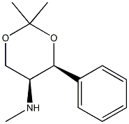 (S S)-(+)-2,2-DIMETHYL-5-METHYLAMINO-4-PHENYL-1,3-DIOXANE 99+%, (99+% E.E.) Struktur