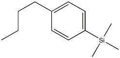 1-(TRIMETHYLSILYL)-4-N-BUTYLBENZENE 96% Struktur