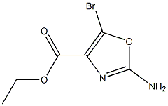 2-AMINO-5-BROMOOXAZOLE-4-CARBOXYLIC ACID ETHYL ESTER, 95+% Struktur