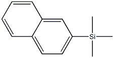 2-(TRIMETHYLSILYL)NAPHTHALENE 96% Struktur