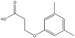 3-(3,5-DIMETHYLPHENOXY)PROPANOIC ACID Struktur