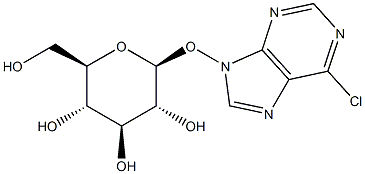 6-CHLOROPURINE-9-BETA-D-GLUCOSIDE 97% (HPLC) Struktur