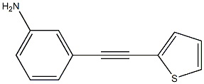 3-(THIEN-2-YLETHYNYL)ANILINE Struktur