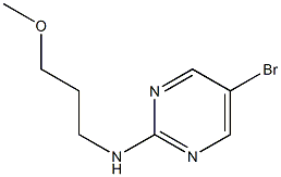 5-BROMO-2-(3-METHOXYPROPYLAMINO)PYRIMIDINE, 95+% Struktur