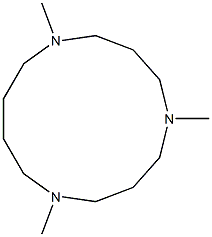 1,5,9-TRIMETHYL-1,5,9-TRIAZACYCLOTRIDECANE 97% Struktur