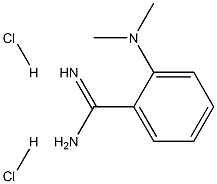 2-Dimethylamino-benzamidine 2HCl Struktur