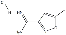 5-Methyl-isoxazole-3-carboxamidine HCl Struktur