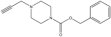 Benzyl 4-(prop-2-ynyl)piperazine-1-carboxylate Struktur