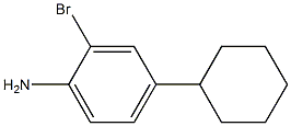 2-BROMO-4-CYCLOHEXYL-ANILINE Struktur