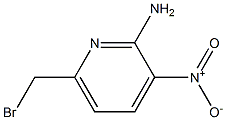 2-AMINO-6-BROMOMETHYL-3-NITRO-PYRIDINE Struktur