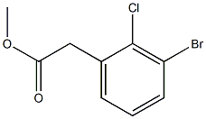 ALPHA-BROMO-(2-CHLOROOPHENYL) ACETIC ACID METHYL ESTER Struktur