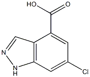 6-CHLOROINDAZOLE-4-CARBOXYLIC ACID Struktur