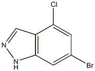 6-BROMO-4-CHLOROINDAZOLE Struktur