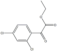 ETHYL 2-(2,4-DICHLOROPHENYL)GLYOXYLATE Struktur