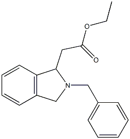 ETHYL 2-(2-BENZYLISOINDOLIN-1-YL)ACETATE Struktur