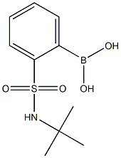 N-TERT-BUTYL-2-BENZENESULFONAMIDE BORONIC ACID Struktur