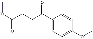 methyl 4-(4-methoxyphenyl)-4-oxobutanoate Struktur