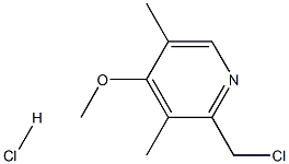 2-CHLOROMETHYL-3,5-DIMETHYL-4-METHOXYL-PYRIDINE HYDROCHLORIDE Struktur