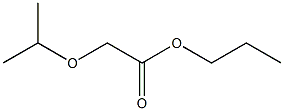 PROPYL ISO-PROPOXYACETATE Struktur