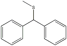 (METHYLTHIO)DIPHENYLMETHANE Struktur