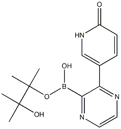 5-(1H-PYRIDIN-2-ONE)PYRAZINE-2-BORONIC ACID PINACOL ESTER Struktur