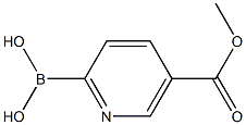 5-(METHOXYCARBONYL)PYRIDIN-2-BORONIC ACID Struktur