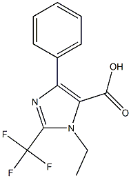 1-ETHYL-4-PHENYL-2-(TRIFLUOROMETHYL)-1H-IMIDAZOLE-5-CARBOXYLIC ACID