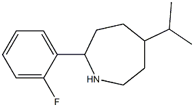 2-(2-FLUOROPHENYL)-5-ISOPROPYLAZEPANE Struktur