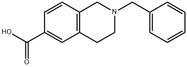 2-BENZYL-1,2,3,4-TETRAHYDROISOQUINOLINE-6-CARBOXYLIC ACID Struktur