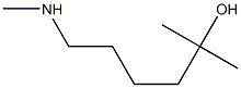 2-METHYL-6-(METHYLAMINO)HEXAN-2-OL Struktur