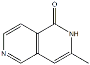 3-METHYL-2,6-NAPHTHYRIDIN-1(2H)-ONE Struktur