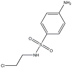 4-AMINO-N-(2-CHLOROETHYL)BENZENESULFONAMIDE Struktur