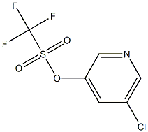 5-CHLOROPYRIDIN-3-YL TRIFLUOROMETHANESULFONATE Struktur