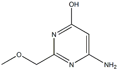 6-AMINO-2-(METHOXYMETHYL)PYRIMIDIN-4-OL Struktur