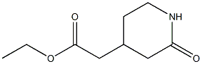 ETHYL (2-OXOPIPERIDIN-4-YL)ACETATE Struktur