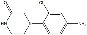 4-(4-amino-2-chlorophenyl)piperazin-2-one Struktur