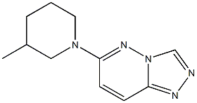 6-(3-methylpiperidino)[1,2,4]triazolo[4,3-b]pyridazine Struktur