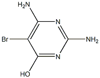 2,6-diamino-5-bromopyrimidin-4-ol Struktur